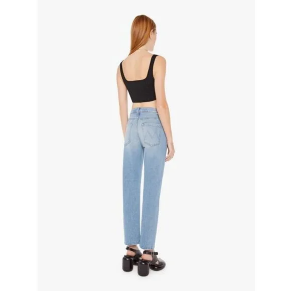 💕MOTHER💕 Ditcher Zip Flood Jeans ~ Love On The Beat 26 NWT